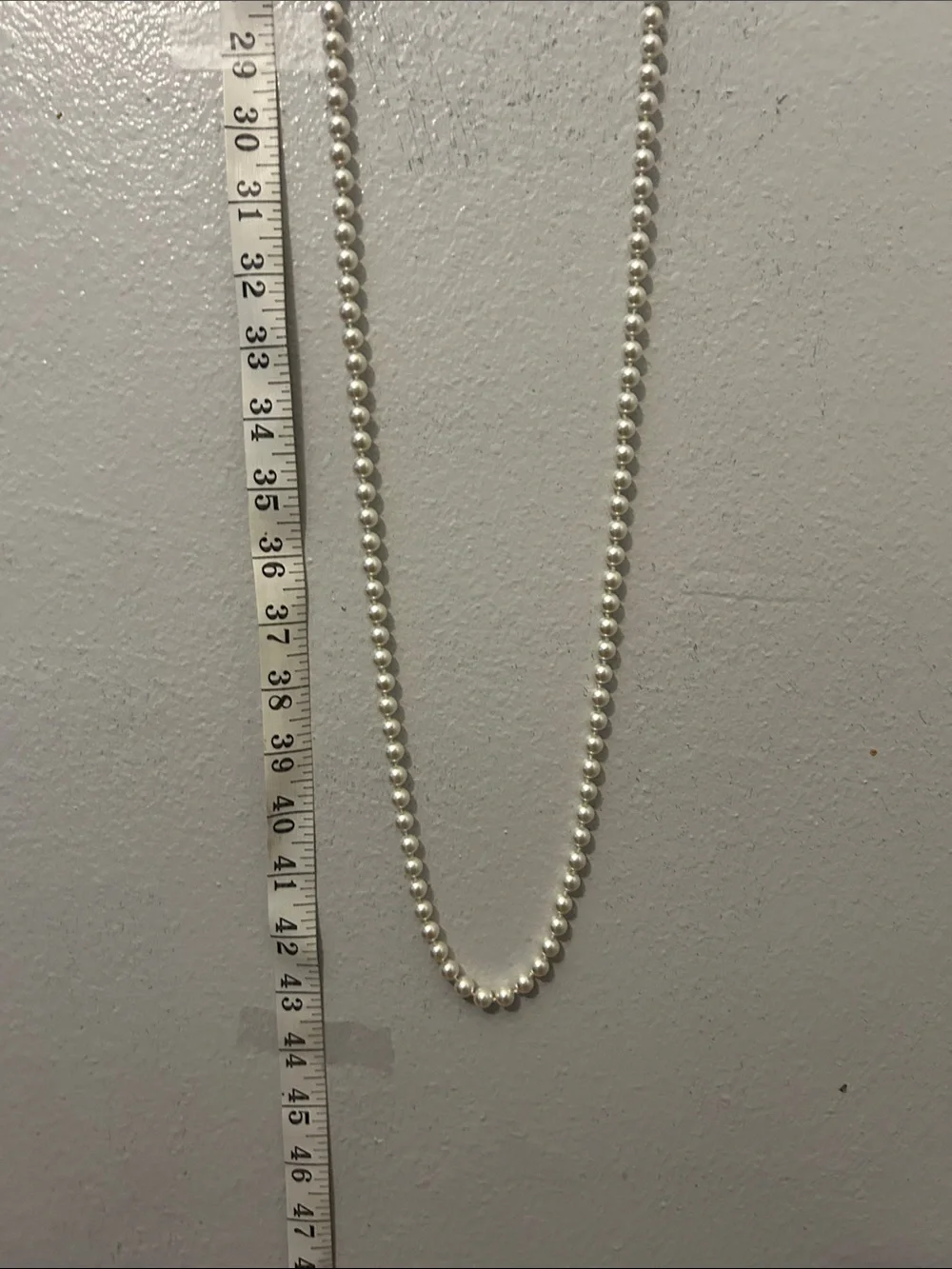 Premier Designs Long Pearl Necklace & Hammered Yellow Pendant Bundle